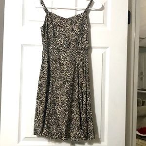 Cheetah print summer dress